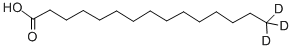 PENTADECANOIC-15,15,15-D3 ACID Struktur