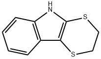 2,3-DIHYDRO-5H-1,4-DITHIINO[2,3-B]INDOLE Struktur