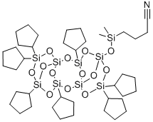 PSS-CYANOPROPYLDIMETHYLSILYLOXY-HEPTACY& Struktur