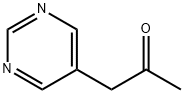 2-Propanone,1-(5-pyrimidinyl)- Struktur