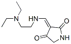 2,4-Pyrrolidinedione, 3-[[[2-(diethylamino)ethyl]amino]methylene]- (9CI) Struktur