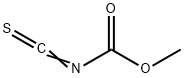 Methoxycarbonyl isothiocyanate Struktur