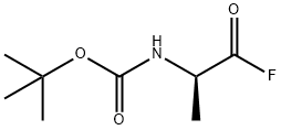 Carbamic acid, [(1R)-2-fluoro-1-methyl-2-oxoethyl]-, 1,1-dimethylethyl ester Struktur