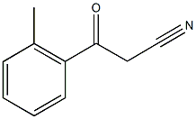 3-(2-METHYLPHENYL)-3-OXOPROPANENITRILE Struktur