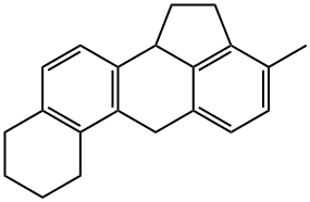 1,2,6,7,8,9,10,12b-Octahydro-3-methylbenz[j]aceanthrylene Struktur