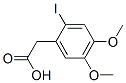 2-(2-iodo-4,5-dimethoxyphenyl)acetic acid Struktur