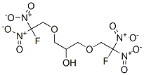 1,3-Bis(2-fluoro-2,2-dinitroethoxy)-2-propanol Struktur