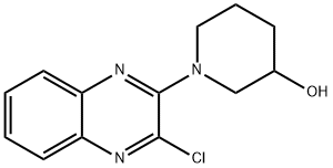 1-(3-Chloro-quinoxalin-2-yl)-piperidin-3-ol, 98+% C13H14ClN3O, MW: 263.72 Struktur