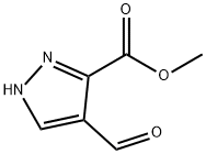 methyl 4-formyl-1H-pyrazole-3-carboxylate(SALTDATA: FREE) Struktur