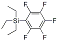 Triethyl(pentafluorophenyl)silane Struktur