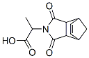 2-(3,5-DIOXO-4-AZA-TRICYCLO[5.2.1.0(2,6)]DEC-8-EN-4-YL)-PROPIONIC ACID Struktur