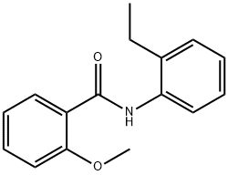 N-(2-ethylphenyl)-2-methoxybenzamide Struktur