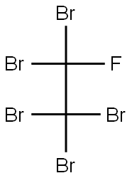 1-Fluoro-1,1,2,2,2-pentabromoethane Struktur