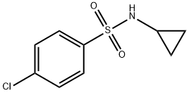 4-chloro-N-cyclopropylbenzenesulfonamide Struktur