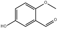 5-Hydroxy-2-methoxybenzaldehyde Struktur