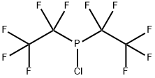 CHLORO(BIS-PENTAFLUOROETHYL)PHOSPHINE Struktur