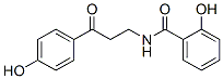 N-[3-(p-Hydroxyphenyl)-3-oxopropyl]salicylamide Struktur