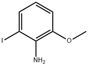 BENZENAMINE, 2-IODO-6-METHOXY- Struktur