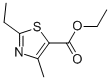 2-ETHYL-4-METHYLTHIAZOLE-5-CARBOXYLIC ACID ETHYL ESTER Struktur