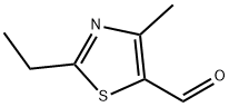 5-Thiazolecarboxaldehyde, 2-ethyl-4-methyl- (9CI) Struktur