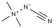 2-Cyano-1,1,1-trimethylhydrazin-1-ium-2-ide Struktur