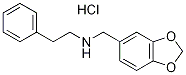 Benzo[1,3]dioxol-5-ylmethyl-phenethyl-aminehydrochloride Struktur