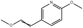 Pyridine, 2-methoxy-5-(2-methoxyethenyl)- (9CI) Struktur