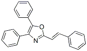 4,5-Diphenyl-2-styryloxazole Struktur