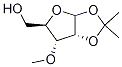 1,2-O-Isopropylidene-3-O-Methyl-D-ribofuranose Struktur