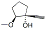 Cyclopentanol, 1-ethynyl-2-methoxy-, cis- (9CI) Struktur