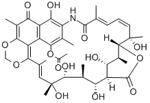 16-Hydroxystreptovaricinoic acid 20,17-lactone Struktur