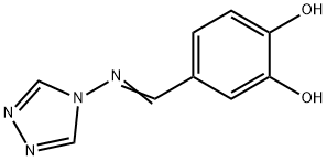 1,2-Benzenediol, 4-[(4H-1,2,4-triazol-4-ylimino)methyl]- (9CI) Struktur