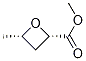 cis-4-Methyl-oxetane-2-carboxylic acid methyl ester Struktur