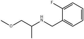 (2-FLUORO-BENZYL)-(2-METHOXY-1-METHYL-ETHYL)-AMINE Struktur