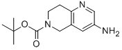 6-BOC-3-AMINO-5,6,7,8-TETRAHYDRO-[1,6]NAPHTHYRIDINE Struktur