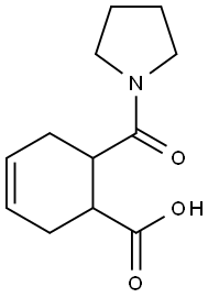 6-(PYRROLIDINE-1-CARBONYL)-CYCLOHEX-3-ENECARBOXYLIC ACID Struktur