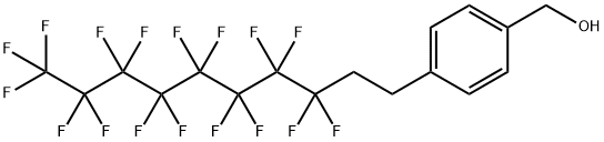 4-(1H,1H,2H,2H-PERFLUORODECYL)BENZYL ALCOHOL Struktur