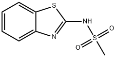 N-(2-Benzothiazolyl)methanesulfonamide Struktur