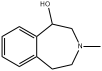 1H-3-BENZAZEPIN-1-OL, 2,3,4,5-TETRAHYDRO-3-METHYL- Struktur