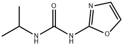 N-(1-Methylethyl)-N'-(oxazol-2-yl)urea Struktur