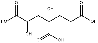 1,3-Dihydroxy-1,3,5-pentanetricarboxylic acid Struktur