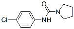 N-(4-chlorophenyl)-1-pyrrolidinecarboxamide Struktur