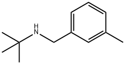 N-(3-METHYLPHENYLMETHYL)TERT-BUTYLAMINE Struktur