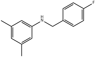 3,5-DiMethyl-N-(4-fluorobenzyl)aniline, 97% Struktur