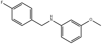 N-(4-Fluorobenzyl)-3-Methoxyaniline, 97% Struktur