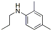 Benzenamine, 2,4-dimethyl-N-propyl- (9CI) Struktur