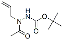 Hydrazinecarboxylic acid, 2-acetyl-2-(2-propenyl)-, 1,1-dimethylethyl ester Struktur