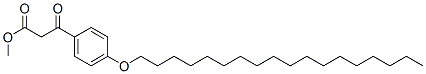 4-(Octadecyloxy)benzoylacetic acid methyl ester Struktur