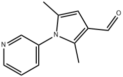 2,5-DIMETHYL-1-PYRIDIN-3-YL-1H-PYRROLE-3-CARBALDEHYDE Struktur