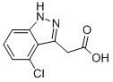 2-(4-CHLORO-1H-INDAZOL-3-YL)ACETIC ACID Struktur